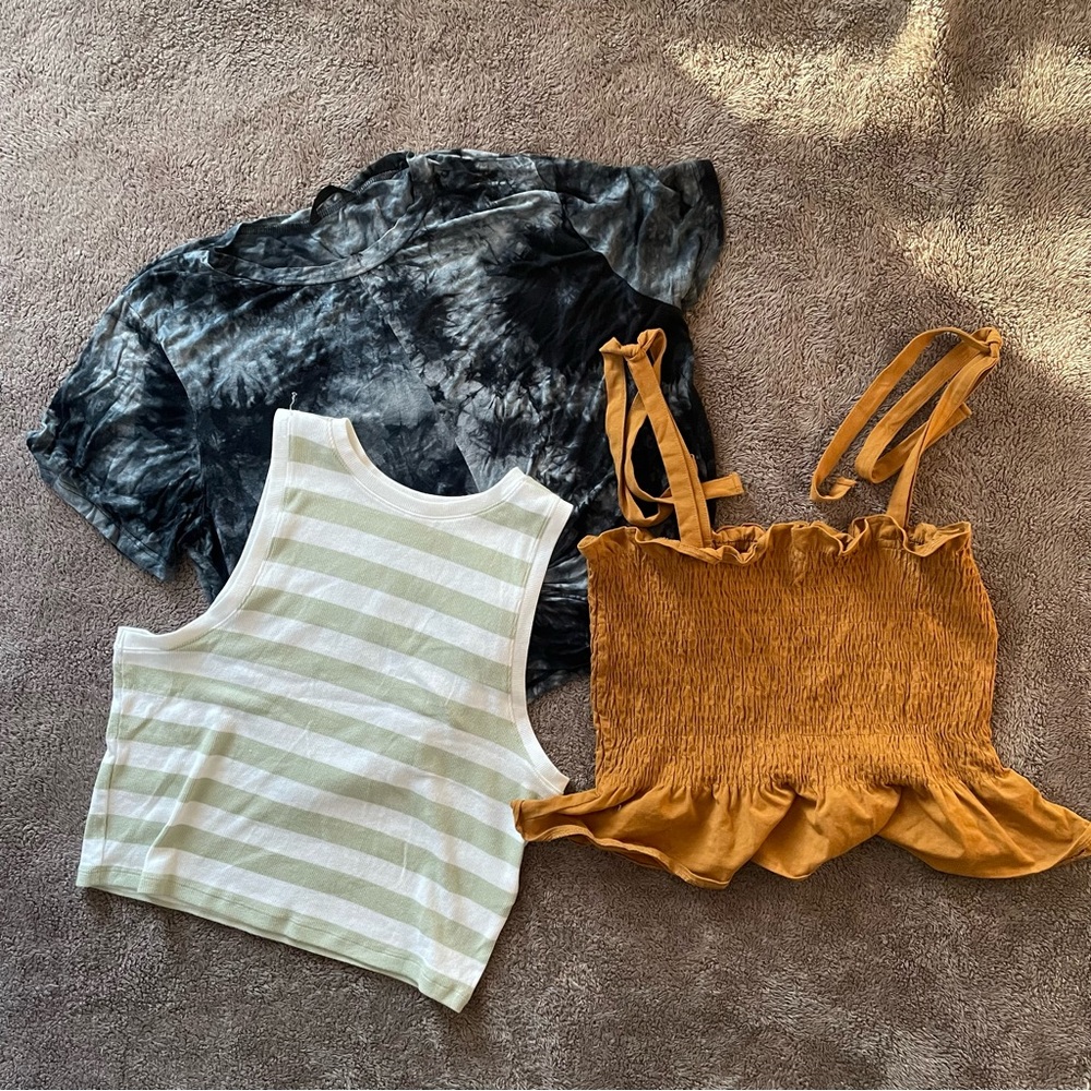 Women’s Tops Bundle Sizes L-2XL Hollister SHEIN Brave Soul